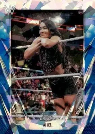 2026 Topps Chrome Sapphire Edition WWE #105 - AJ Lee