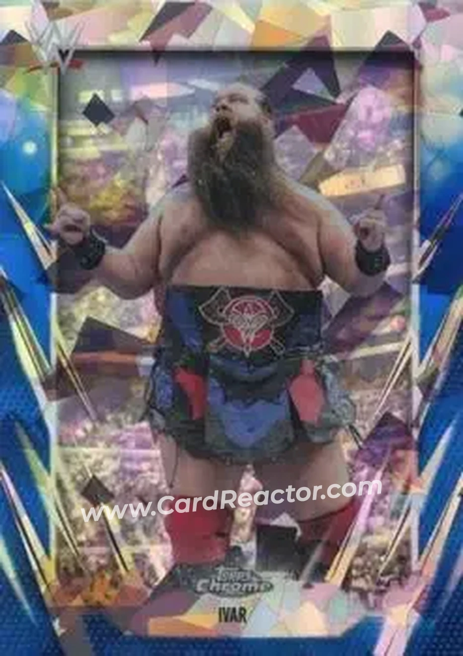 2026 Topps Chrome Sapphire Edition WWE #111 - Ivar - Front