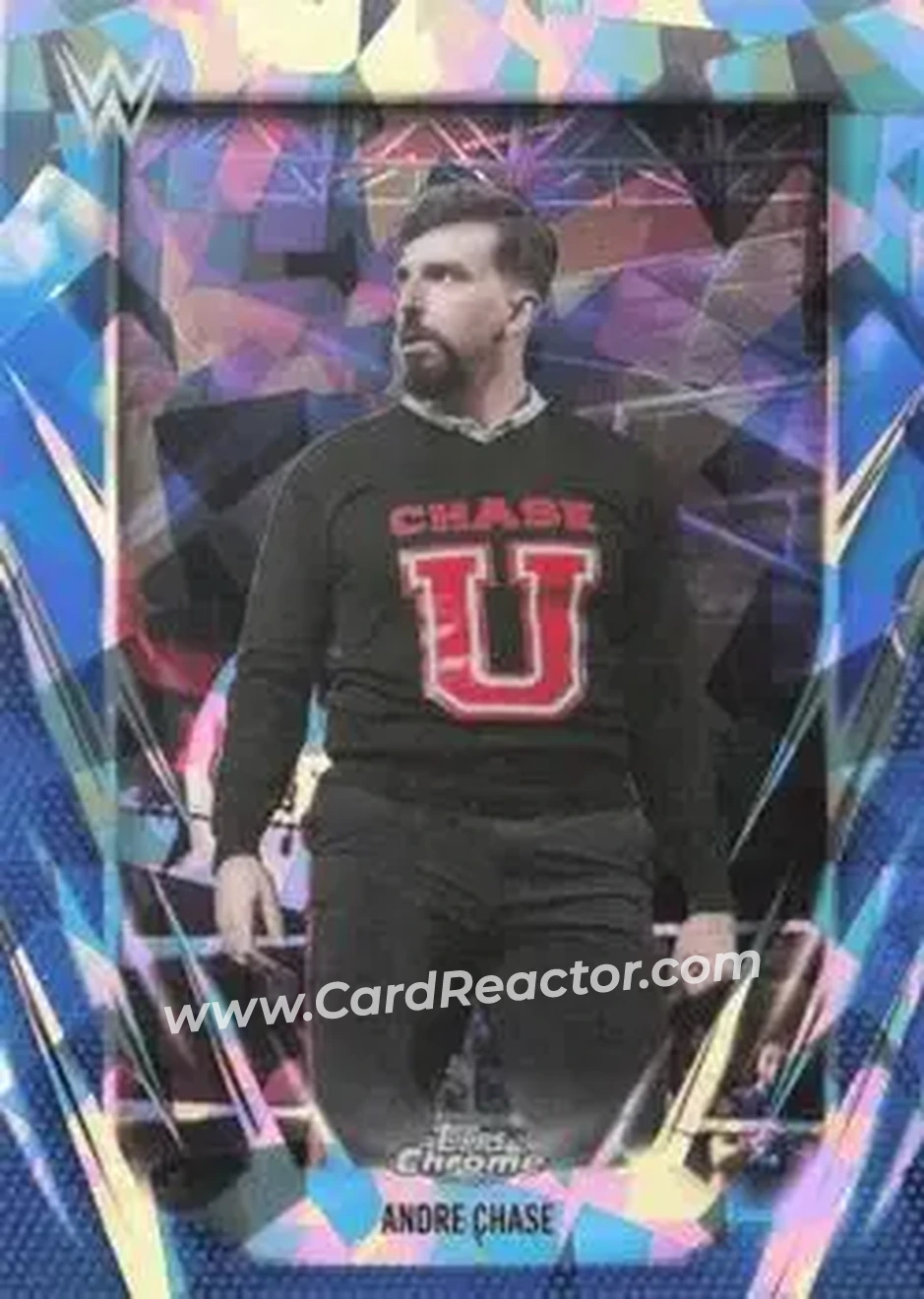 2026 Topps Chrome Sapphire Edition WWE #127 - Andre Chase - Front