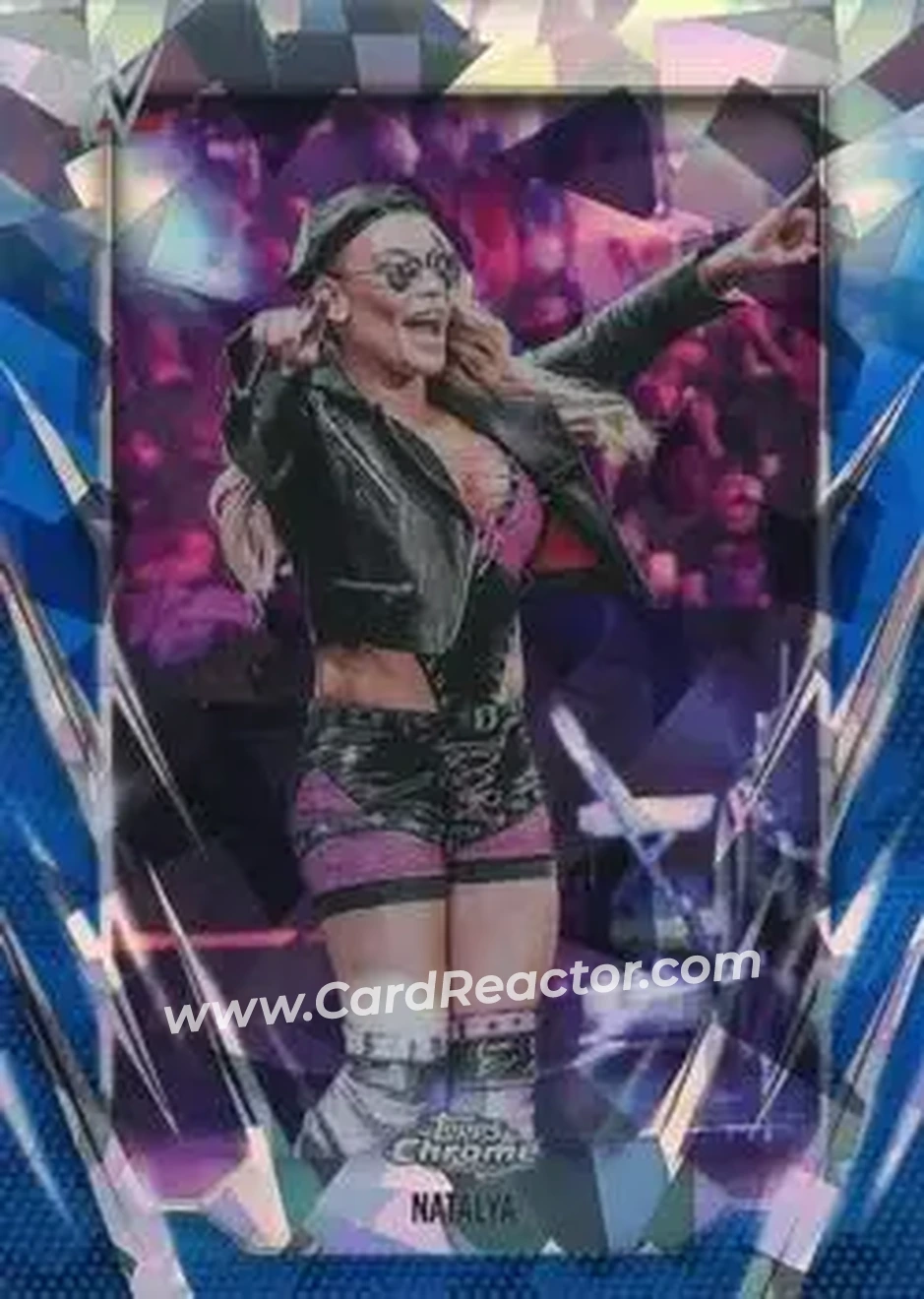 2026 Topps Chrome Sapphire Edition WWE #129 - Natalya - Front