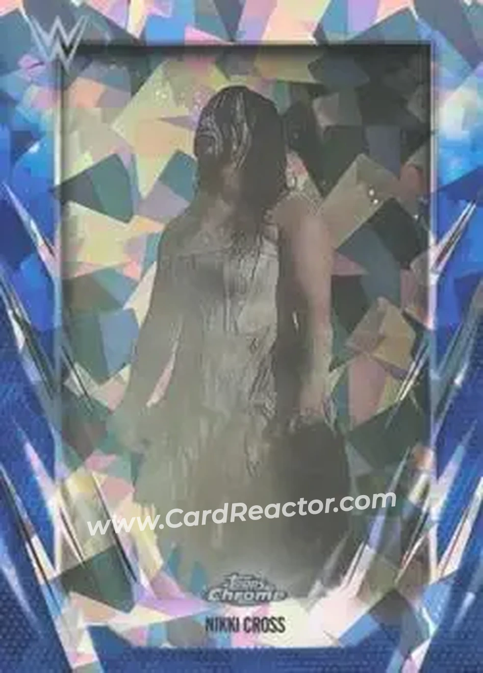 2026 Topps Chrome Sapphire Edition WWE #132 - Nikki Cross - Front 2026 Topps Chrome Sapphire Edition WWE #132 - Nikki Cross - Front