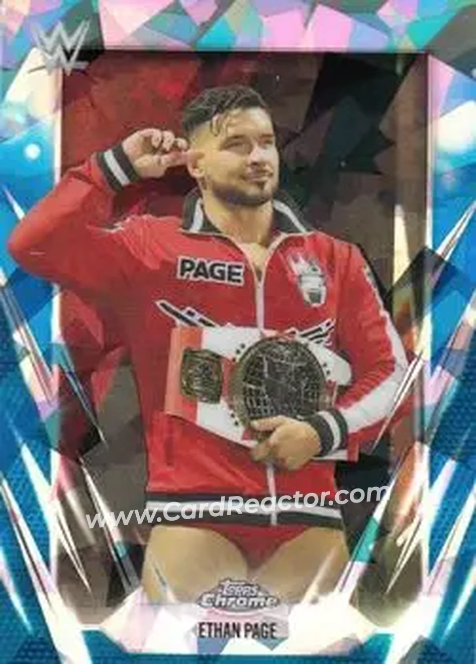 2026 Topps Chrome Sapphire Edition WWE #133 - Ethan Page - Front