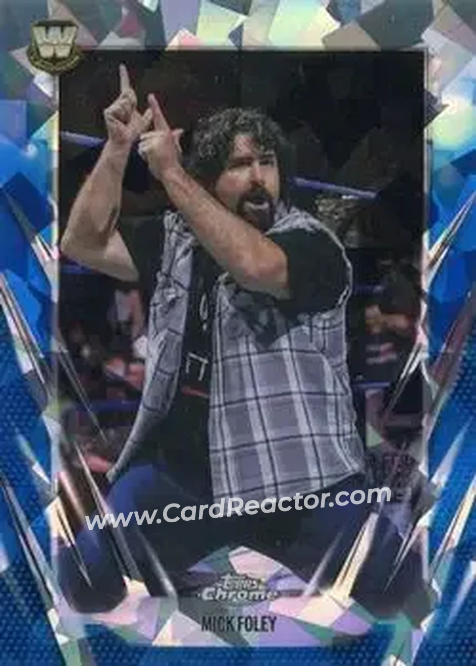 2026 Topps Chrome Sapphire Edition WWE #135 - Mankind - Front
