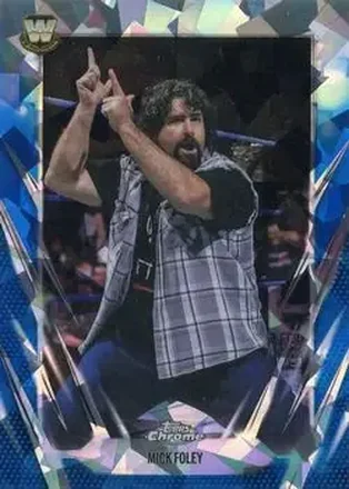 2026 Topps Chrome Sapphire Edition WWE #135 - Mankind