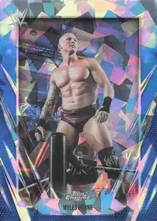 2026 Topps Chrome Sapphire Edition WWE #141 - Myles Borne