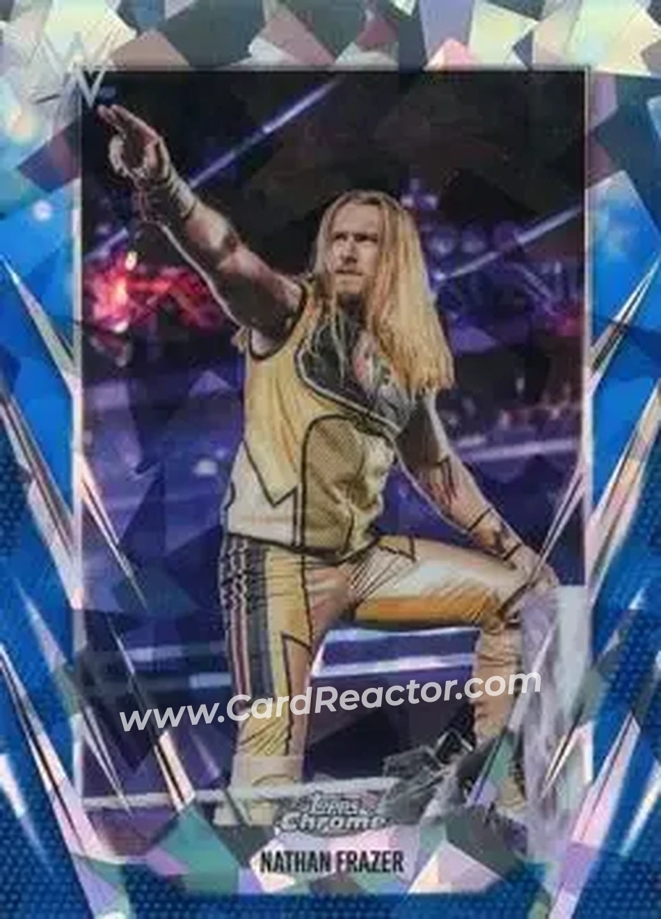 2026 Topps Chrome Sapphire Edition WWE #146 - Nathan Frazer - Front 2026 Topps Chrome Sapphire Edition WWE #146 - Nathan Frazer - Front