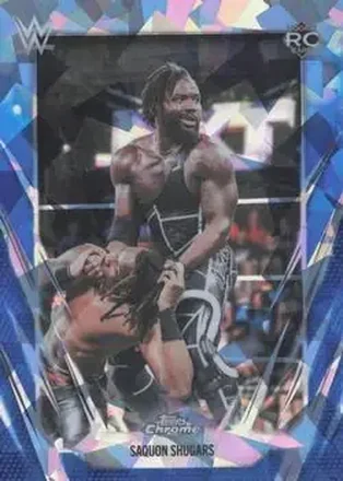 2026 Topps Chrome Sapphire Edition WWE #154 - Saquon Shugars