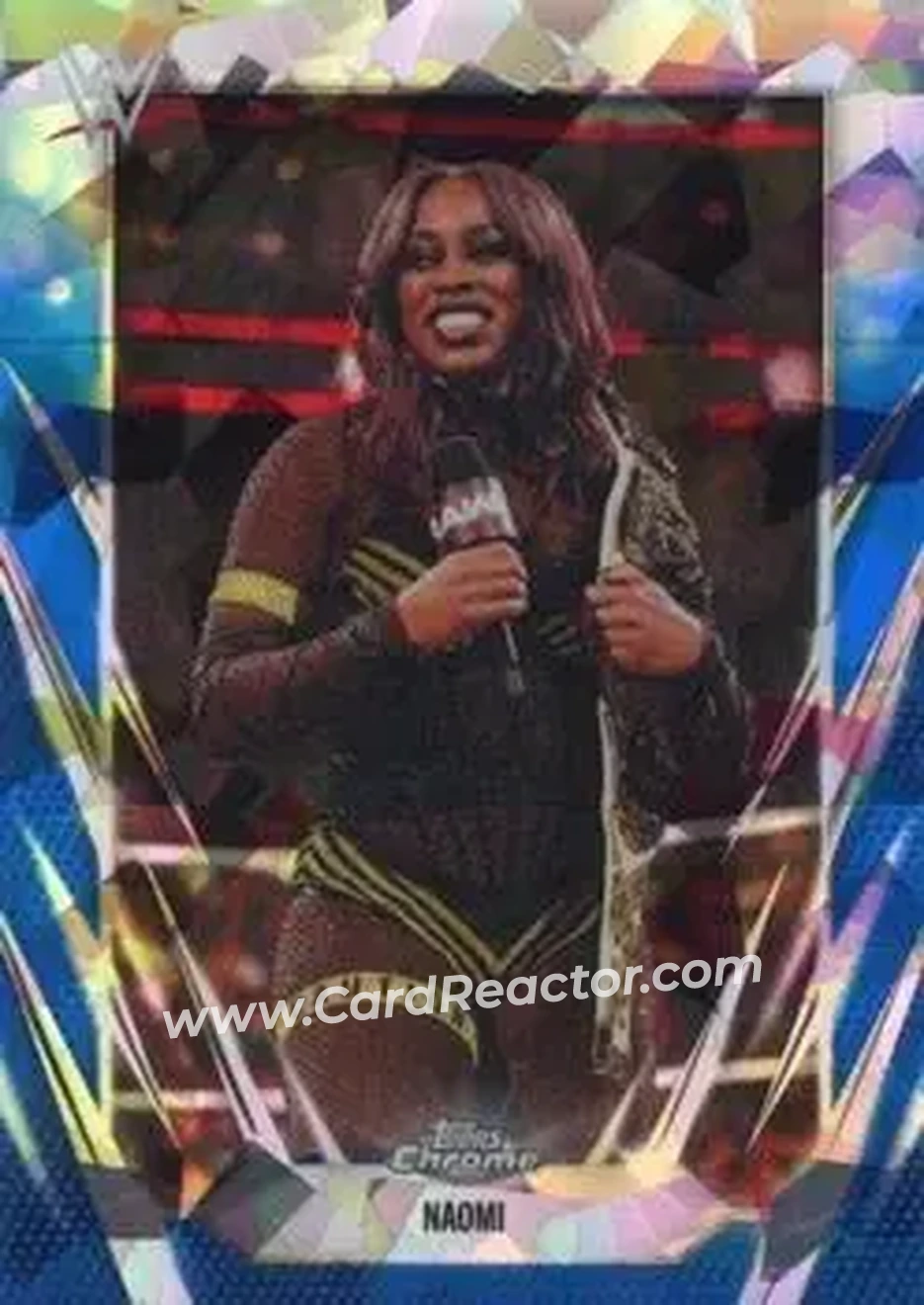 2026 Topps Chrome Sapphire Edition WWE #156 - Naomi - Front