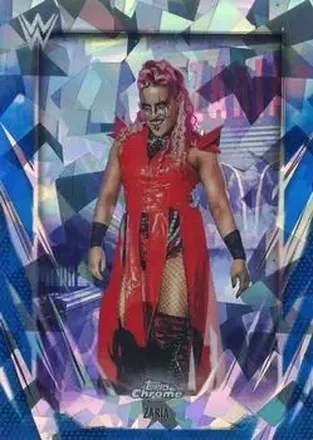 2026 Topps Chrome Sapphire Edition WWE #158 - Zaria