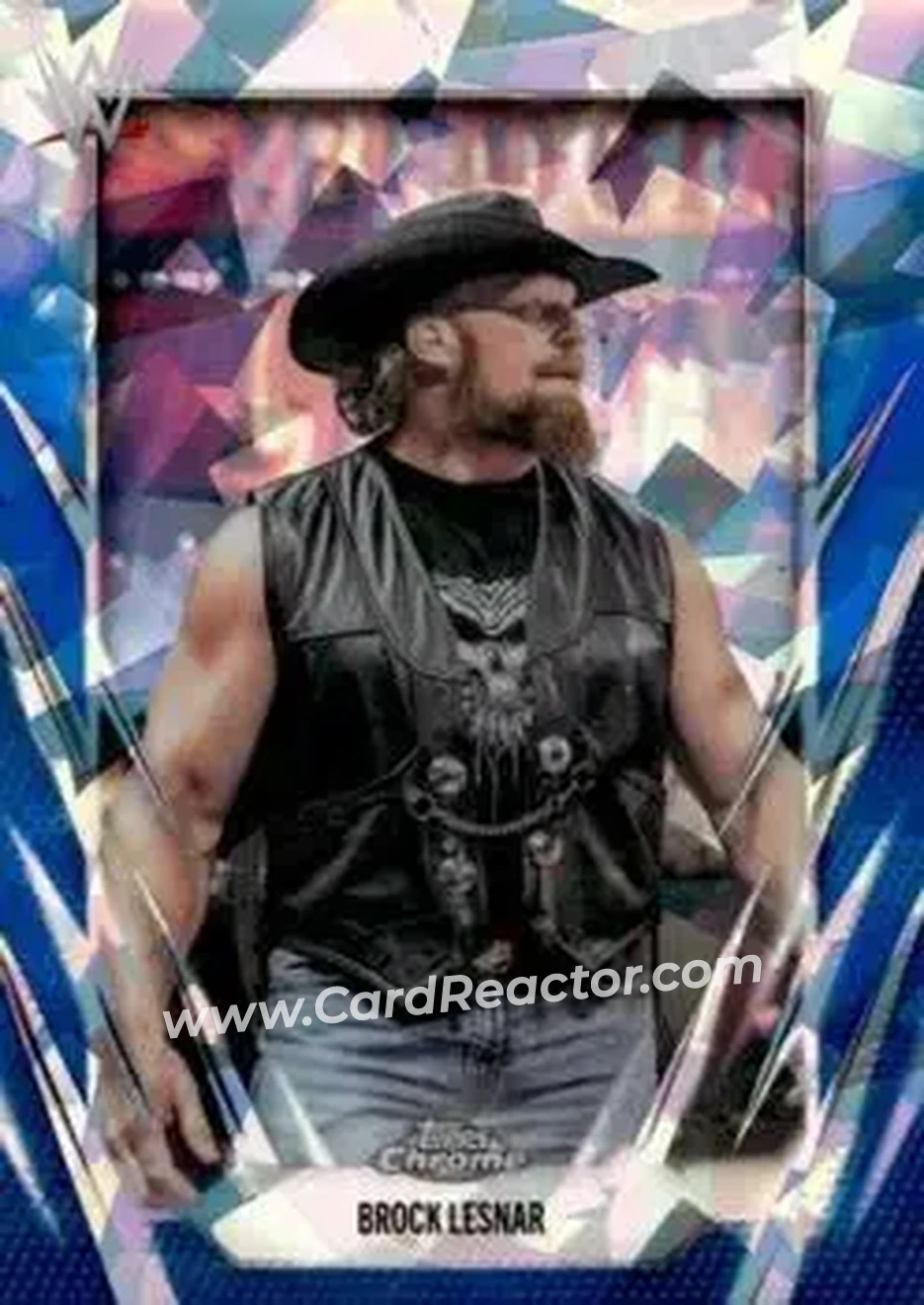 2026 Topps Chrome Sapphire Edition WWE #168 - Brock Lesnar - Front