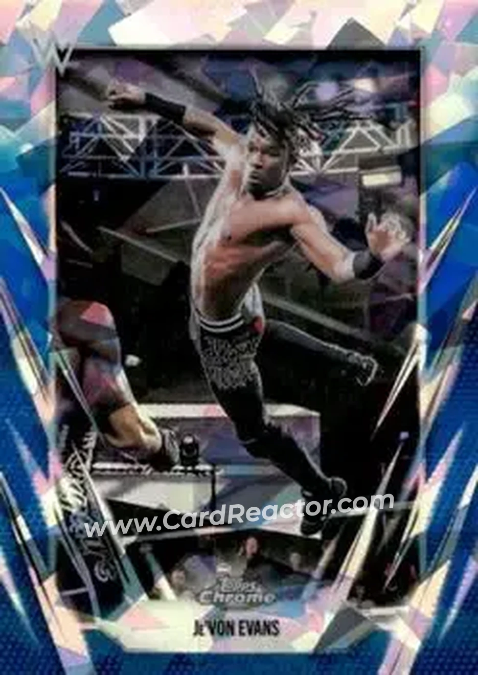 2026 Topps Chrome Sapphire Edition WWE #186 - Je'Von Evans - Front