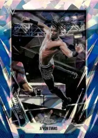 2026 Topps Chrome Sapphire Edition WWE #186 - Je'Von Evans