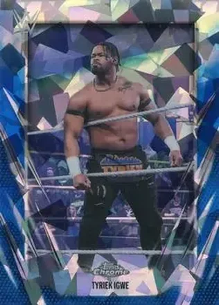 2026 Topps Chrome Sapphire Edition WWE #190 - Tyriek Igwe