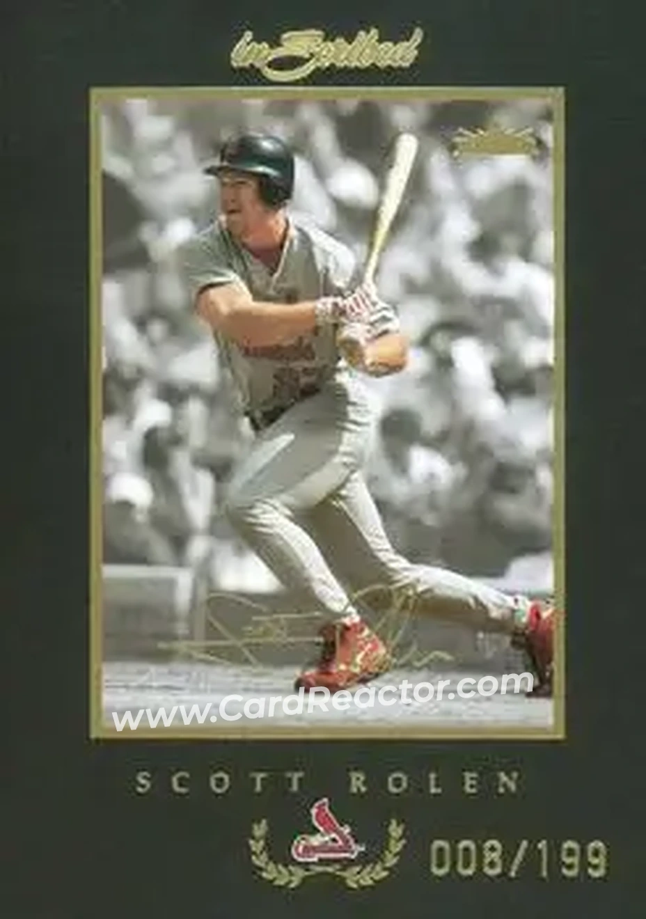 2004 Fleer InScribed - Gold #66 - Scott Rolen - St. Louis Cardinals - Front 2004 Fleer InScribed - Gold #66 - Scott Rolen - St. Louis Cardinals - Front