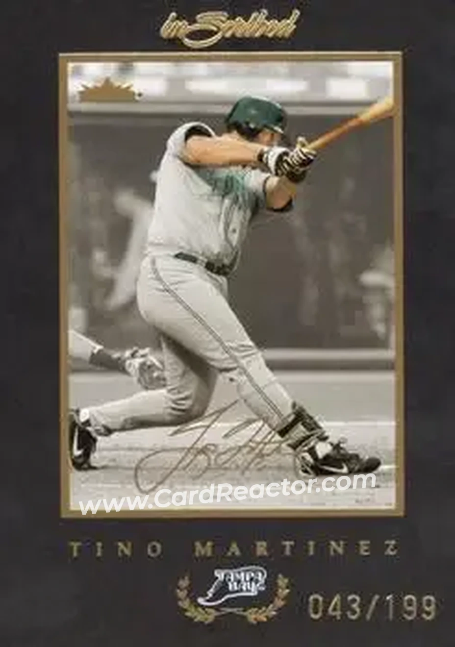 2004 Fleer InScribed - Gold #68 - Tino Martinez - Tampa Bay Devil Rays - Front