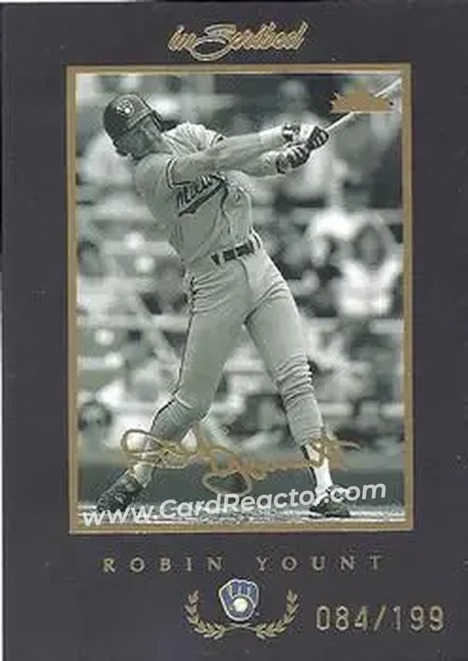 2004 Fleer InScribed - Gold #81 - Robin Yount - Milwaukee Brewers - Front 2004 Fleer InScribed - Gold #81 - Robin Yount - Milwaukee Brewers - Front