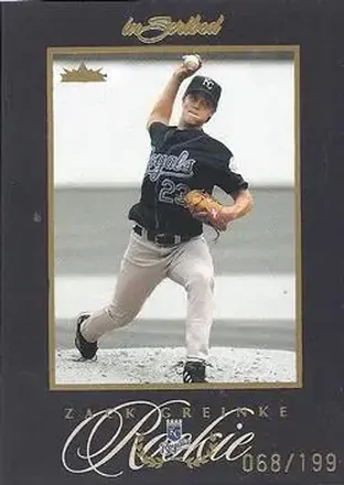2004 Fleer InScribed - Gold #97 - Zack Greinke - Kansas City Royals