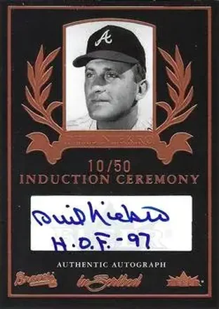 2004 Fleer InScribed - Induction Ceremony Autographs Bronze #ICA-PN - Phil Niekro - Atlanta Braves