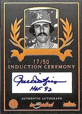 2004 Fleer InScribed #ICA-RF Induction Ceremony Autographs Bronze Rollie Fingers