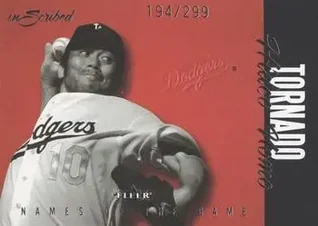 2004 Fleer InScribed - Names of the Game #13NG - Hideo Nomo - Los Angeles Dodgers