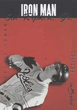 2004 Fleer InScribed - Names of the Game #16NG - Cal Ripken - Baltimore Orioles