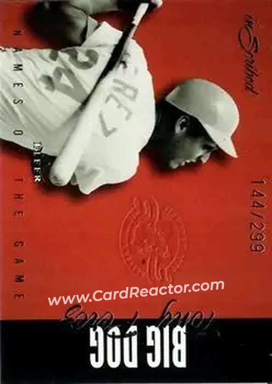 2004 Fleer InScribed - Names of the Game #18NG - Tony Pérez - Cincinnati Reds - Front