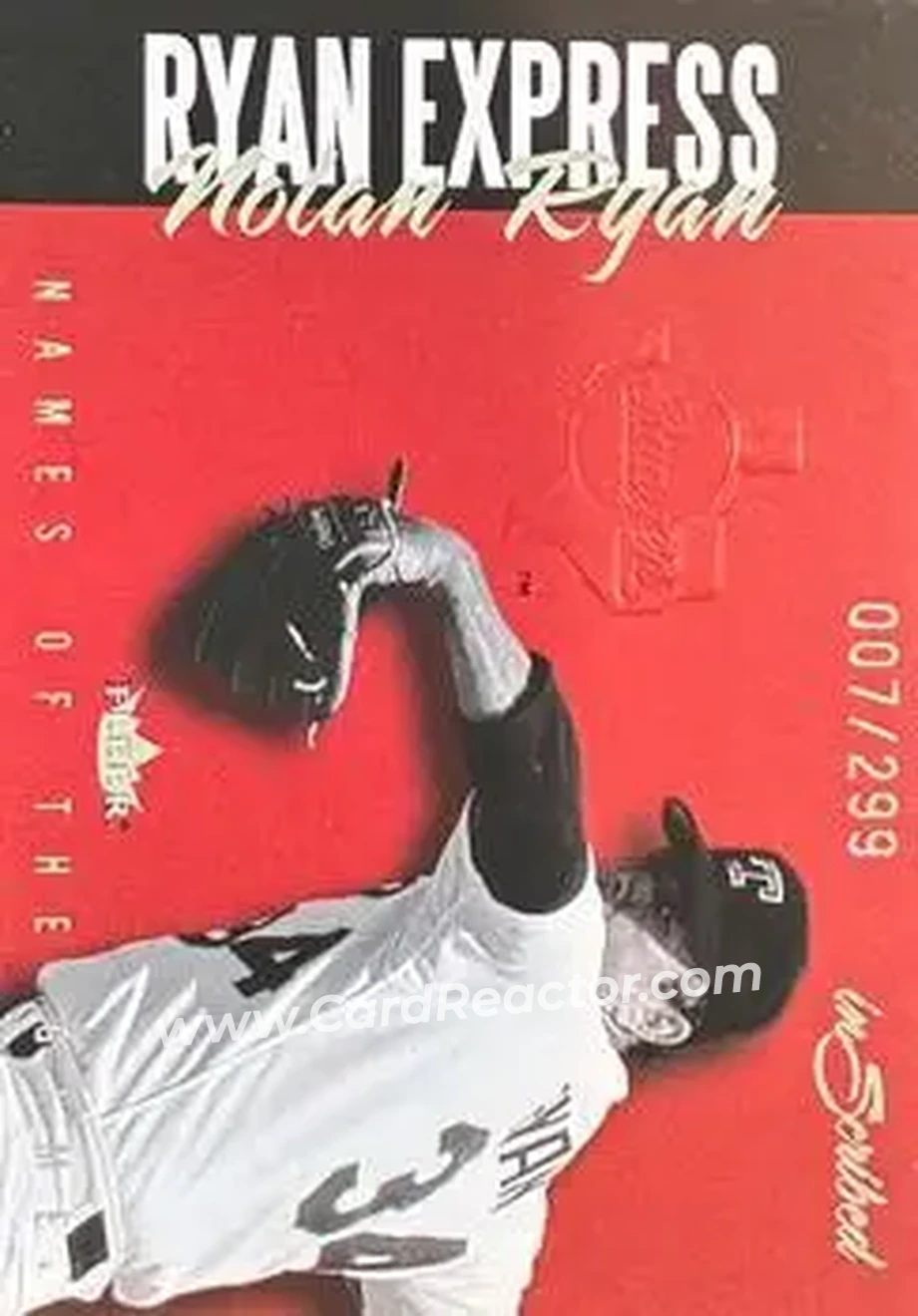2004 Fleer InScribed - Names of the Game #30NG - Nolan Ryan - Texas Rangers - Front