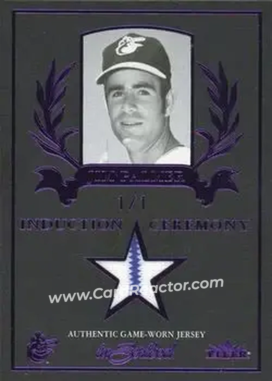 2004 Fleer InScribed - Induction Ceremony Material Masterpiece #ICJ-JP - Jim Palmer - Baltimore Orioles - Front