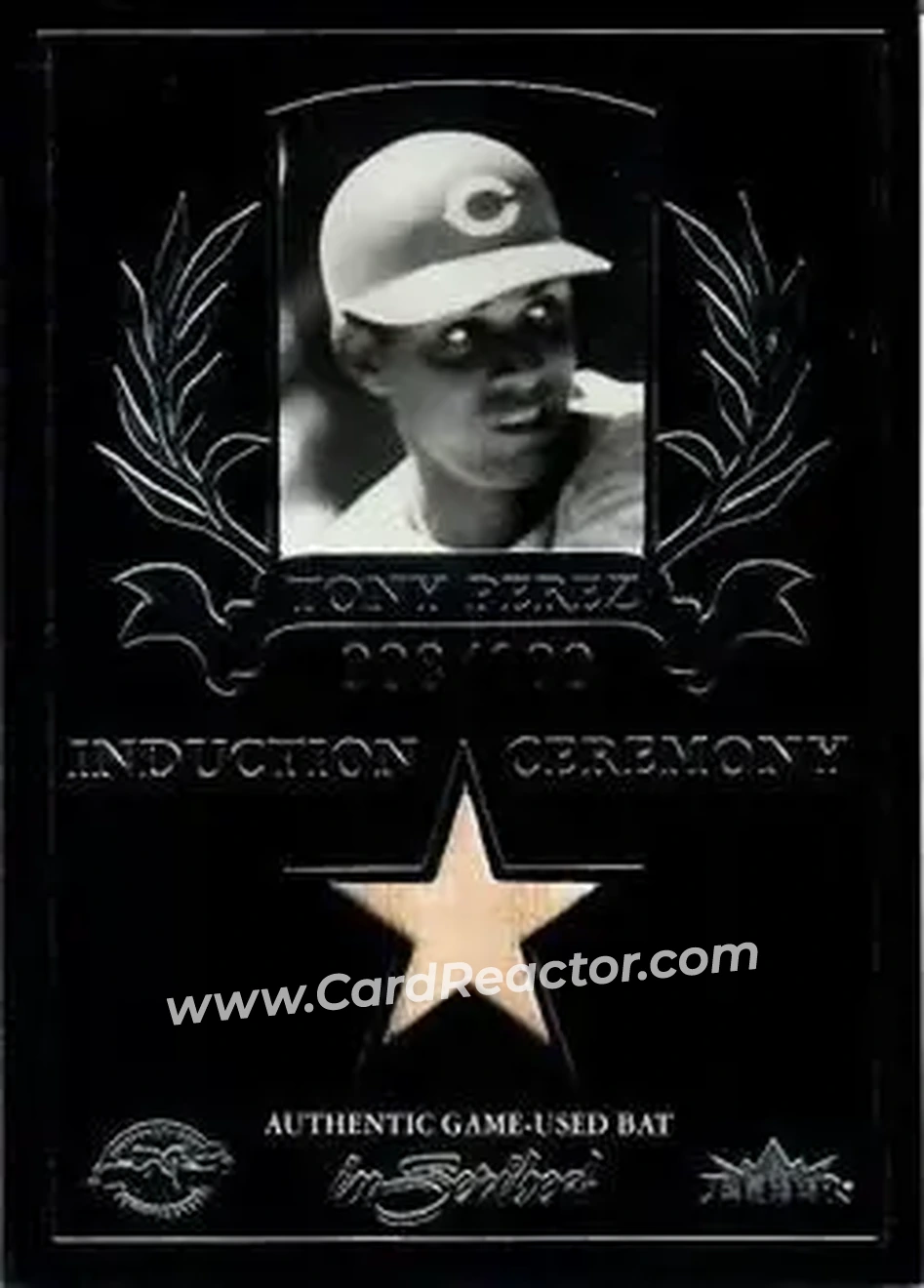 2004 Fleer InScribed - Induction Ceremony Material Silver #ICJ-TP - Tony Pérez - Cincinnati Reds - Front