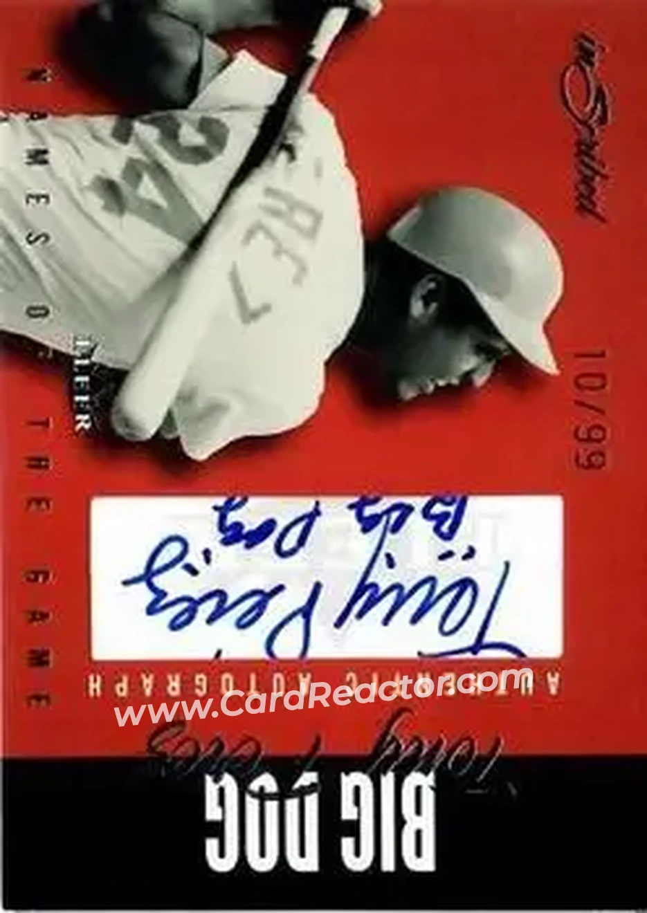 2004 Fleer InScribed - Names of the Game Autographs Silver #NGA-TP - Tony Pérez - Cincinnati Reds - Front