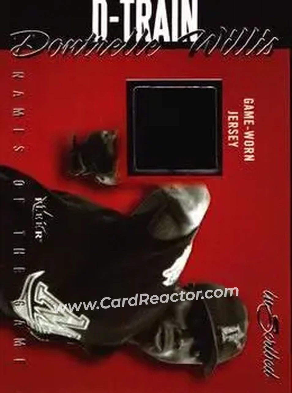 2004 Fleer InScribed - Names of the Game Material Silver #NGJ-DW - Dontrelle Willis - Florida Marlins - Front