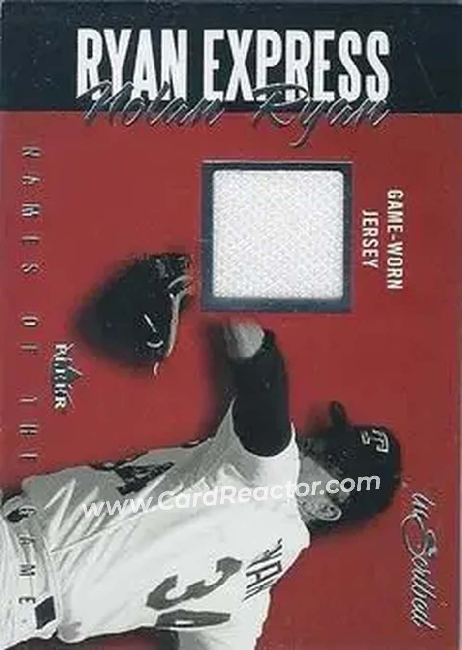 2004 Fleer InScribed - Names of the Game Material Silver #NGJ-NR - Nolan Ryan - Texas Rangers - Front 2004 Fleer InScribed - Names of the Game Material Silver #NGJ-NR - Nolan Ryan - Texas Rangers - Front