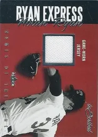 2004 Fleer InScribed - Names of the Game Material Silver #NGJ-NR - Nolan Ryan - Texas Rangers