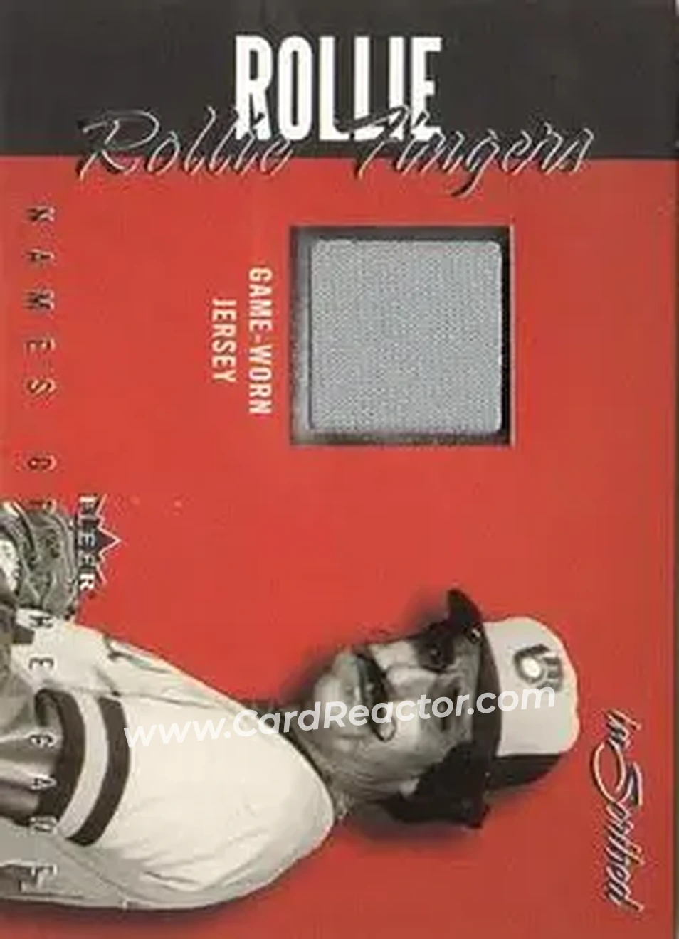 2004 Fleer InScribed - Names of the Game Material Silver #NGJ-RF - Rollie Fingers - Milwaukee Brewers - Front