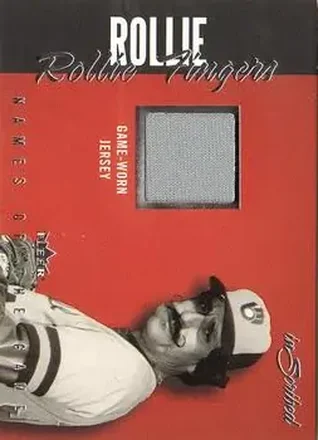 2004 Fleer InScribed - Names of the Game Material Silver #NGJ-RF - Rollie Fingers - Milwaukee Brewers