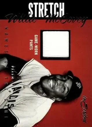 2004 Fleer InScribed - Names of the Game Material Silver #NGJ-WM - Willie McCovey - San Francisco Giants