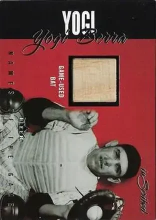 2004 Fleer InScribed - Names of the Game Material Silver #NGJ-YB - Larry "Yogi" Berra - New York Yankees