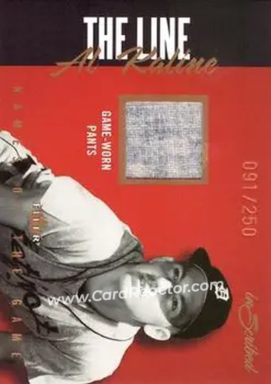 2004 Fleer InScribed - Names of the Game Material Copper #NGJ-AK - Al Kaline - Detroit Tigers - Front