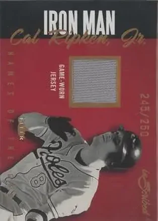 2004 Fleer InScribed - Names of the Game Material Copper #NGJ-CR - Cal Ripken - Baltimore Orioles