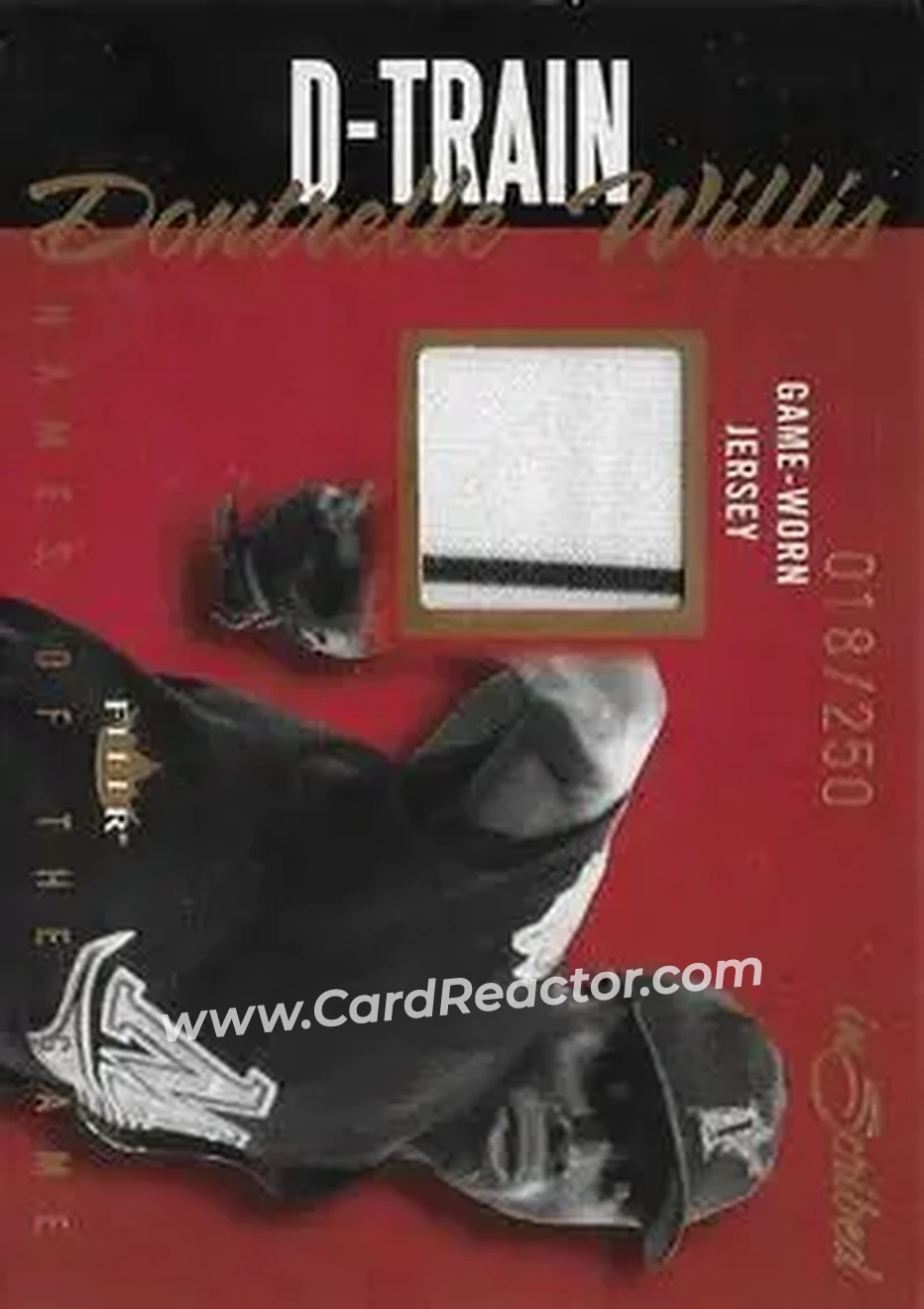 2004 Fleer InScribed - Names of the Game Material Copper #NGJ-DW - Dontrelle Willis - Florida Marlins - Front 2004 Fleer InScribed - Names of the Game Material Copper #NGJ-DW - Dontrelle Willis - Florida Marlins - Front