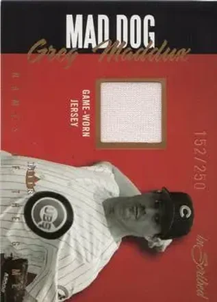 2004 Fleer InScribed - Names of the Game Material Copper #NGJ-GM - Greg Maddux - Chicago Cubs