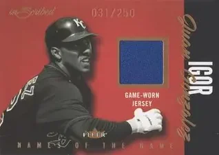 2004 Fleer InScribed - Names of the Game Material Copper #NGJ-JG - Juan Gonzalez - Kansas City Royals
