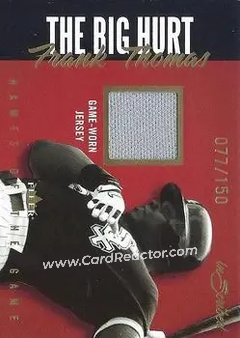 2004 Fleer InScribed - Names of the Game Material Gold #NGJ-FT - Frank Thomas - Chicago White Sox - Front 2004 Fleer InScribed - Names of the Game Material Gold #NGJ-FT - Frank Thomas - Chicago White Sox - Front