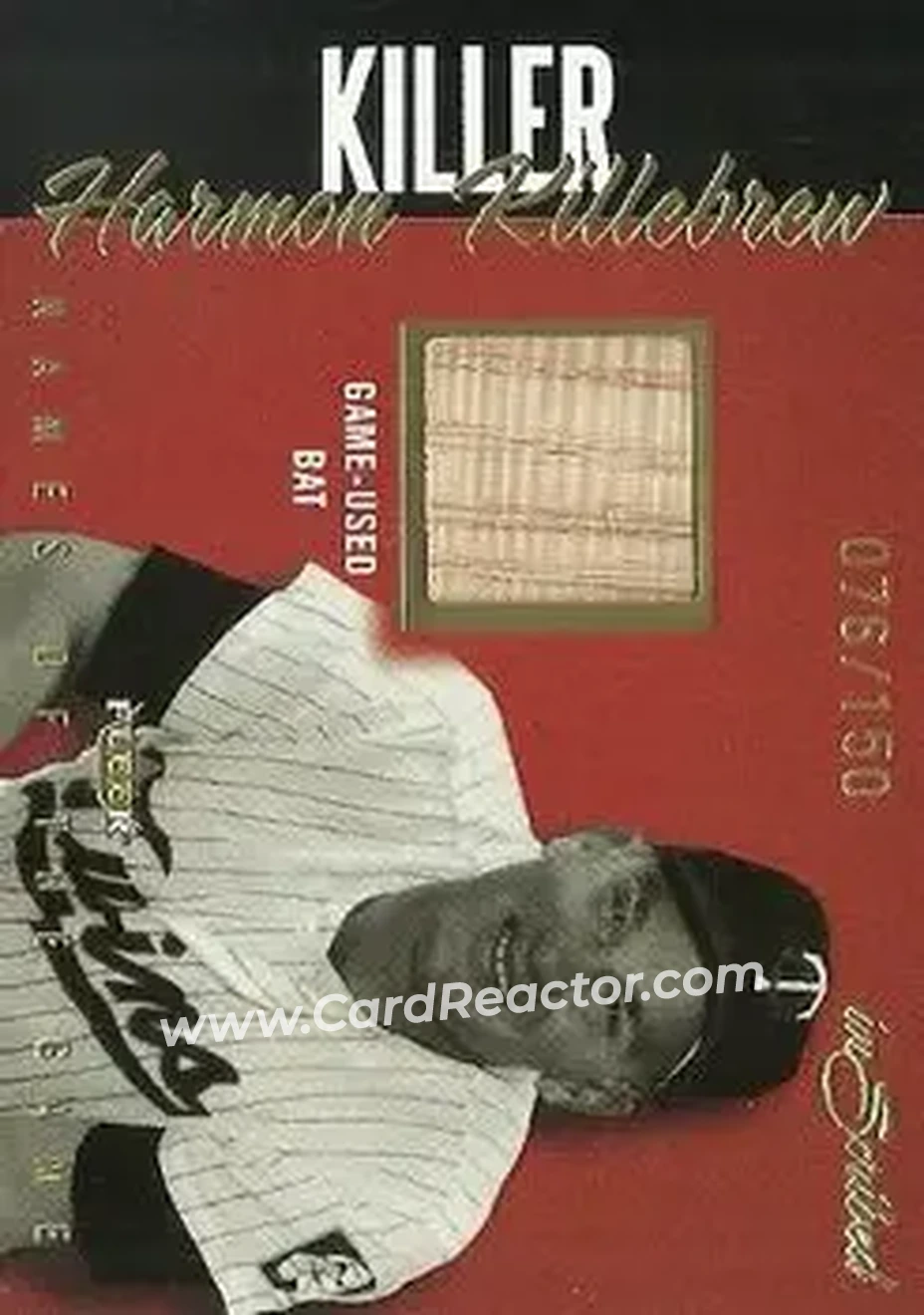 2004 Fleer InScribed - Names of the Game Material Gold #NGJ-HK - Harmon Killebrew - Minnesota Twins - Front