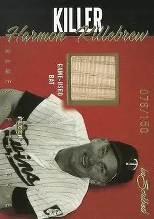 2004 Fleer InScribed - Names of the Game Material Gold #NGJ-HK - Harmon Killebrew - Minnesota Twins