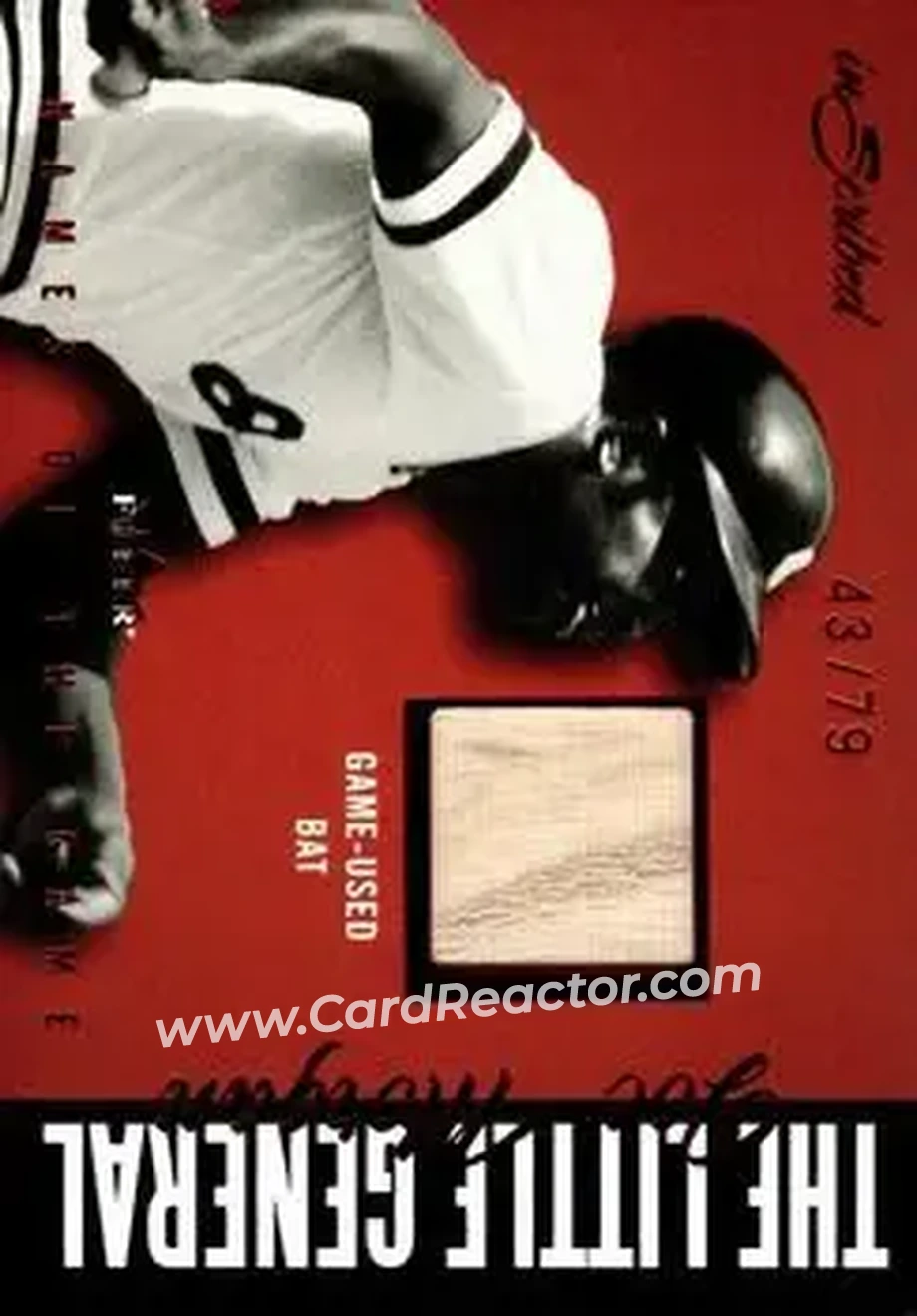 2004 Fleer InScribed - Names of the Game Material Red #NGJ-JM - Joe Morgan - Cincinnati Reds - Front