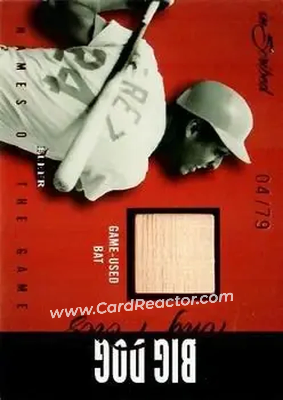 2004 Fleer InScribed - Names of the Game Material Red #NGJ-TP - Tony Pérez - Cincinnati Reds - Front