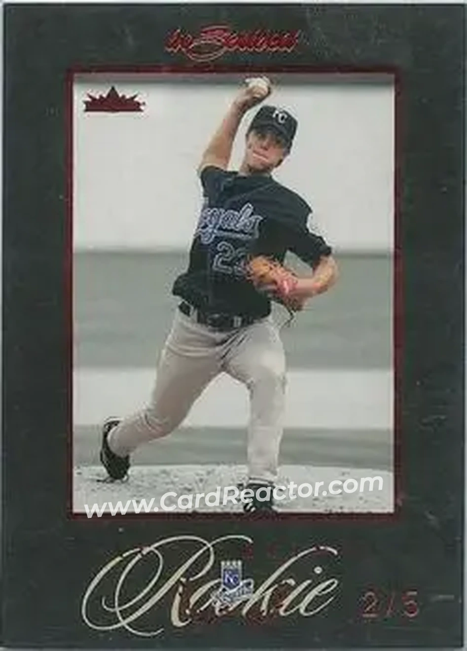 2004 Fleer InScribed - Red #97 - Zack Greinke - Kansas City Royals - Front 2004 Fleer InScribed - Red #97 - Zack Greinke - Kansas City Royals - Front