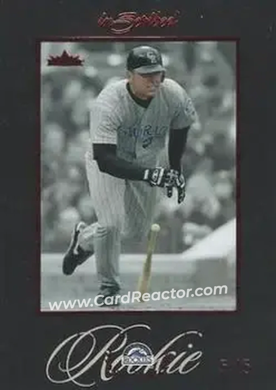 2004 Fleer InScribed - Red #99 - Matt Holliday - Colorado Rockies - Front