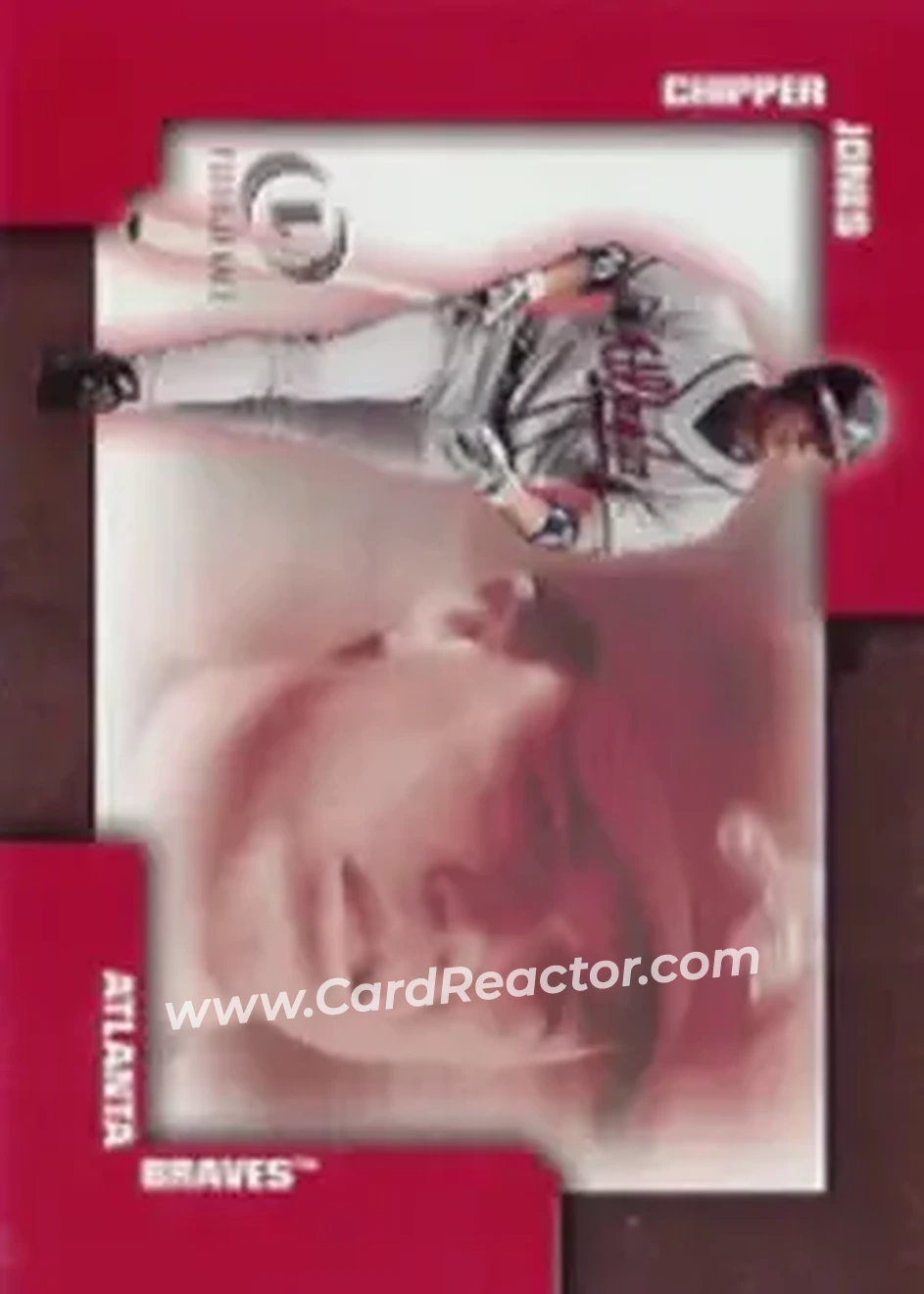 2004 Fleer Legacy #15 - Chipper Jones - Atlanta Braves - Front 2004 Fleer Legacy #15 - Chipper Jones - Atlanta Braves - Front